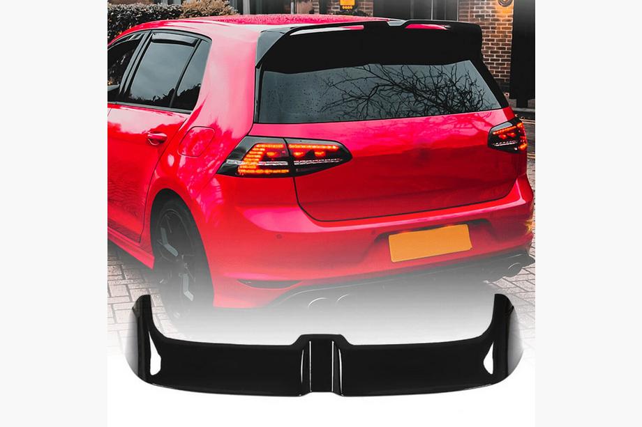 Volkswagen Golf 7/E-Golf 2012–2020 V6-spoiler (för GTI/R HB, plast) Image