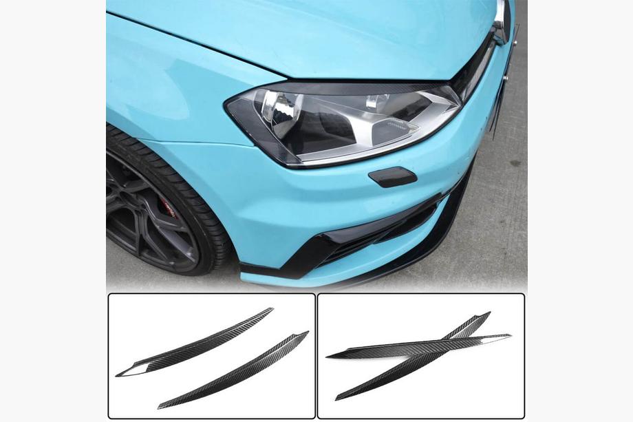 Volkswagen Golf 7/E-Golf 2012–2020 Strålkastarögonfransar (Carbon) Image