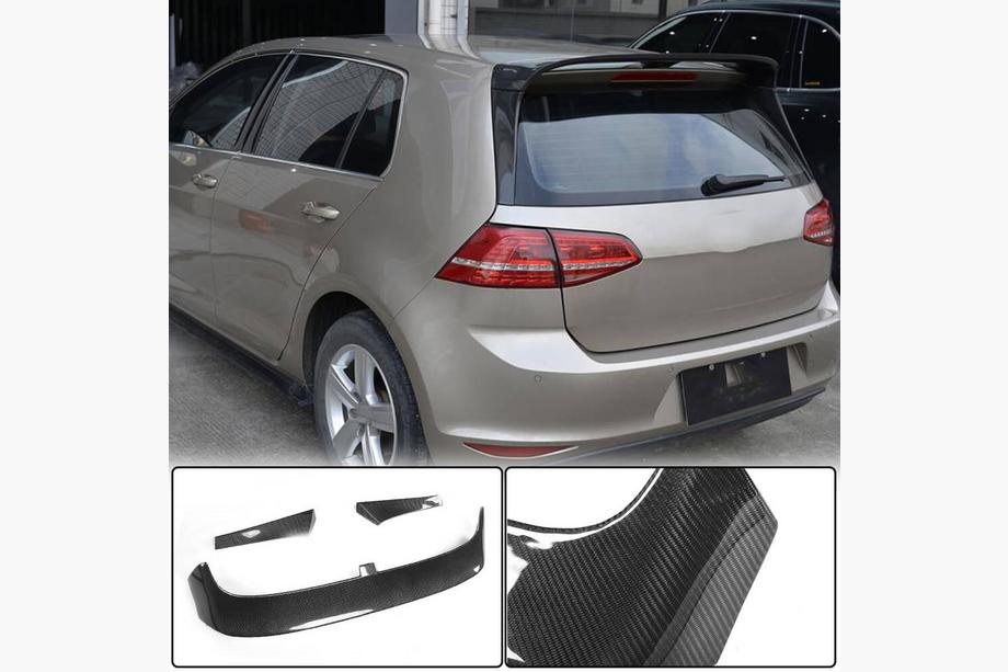 Volkswagen Golf 7/E-Golf 2012–2020 Spoiler V2 (för Base/R-Line HB, kolfiber) Image