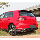 Volkswagen Golf 7/E-Golf 2012–2020 Bakre stötfångardiffusor V1 (för Base/GTI HB 2012-2017, kolfiber) foto 3