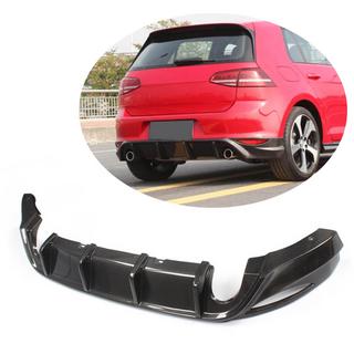 Bakre stötfångardiffusor V1 (för Base/GTI HB 2012-2017, kolfiber) foto 1