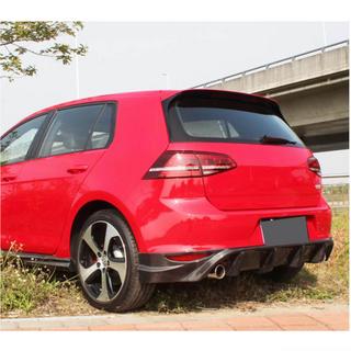 Bakre stötfångardiffusor V1 (för Base/GTI HB 2012-2017, kolfiber) foto 3