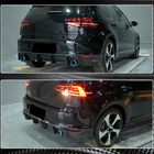 Volkswagen Golf 7/E-Golf 2012–2020 Bakre stötfångardiffuser V2 (för Base/GTI HB 2012-2017, kolfiber) foto 4