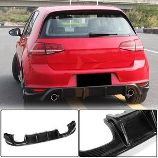 Bakre stötfångardiffuser V2 (för Base/GTI HB 2012-2017, kolfiber) foto 1