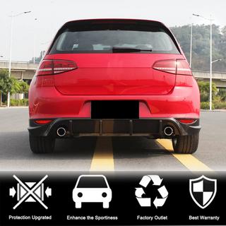 Bakre stötfångardiffuser V2 (för Base/GTI HB 2012-2017, kolfiber) foto 2