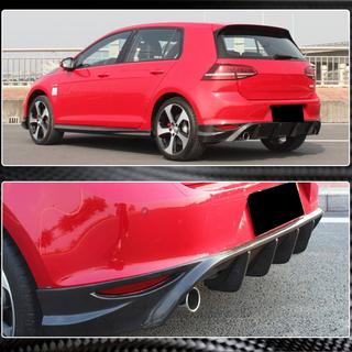 Bakre stötfångardiffuser V2 (för Base/GTI HB 2012-2017, kolfiber) foto 3
