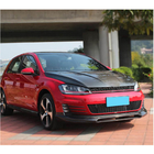 Volkswagen Golf 7/E-Golf 2012–2020 Frontläpp till stötfångare Lip V1 (för GTI HB 2012-2017, kolfiber) foto 3