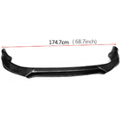 Volkswagen Golf 7/E-Golf 2012–2020 Frontläpp till stötfångare Lip V1 (för GTI HB 2012-2017, kolfiber) foto 5