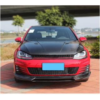 Frontläpp till stötfångare Lip V1 (för GTI HB 2012-2017, kolfiber) foto 2