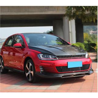 Frontläpp till stötfångare Lip V1 (för GTI HB 2012-2017, kolfiber) foto 3