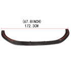 Volkswagen Golf 7/E-Golf 2012–2020 Frontläpp Lip V2 till främre stötfångare (för GTI HB 2012-2017, kolfiber) foto 5
