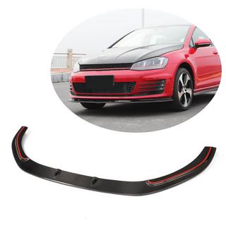 Frontläpp Lip V2 till främre stötfångare (för GTI HB 2012-2017, kolfiber) foto 1