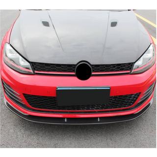 Frontläpp Lip V2 till främre stötfångare (för GTI HB 2012-2017, kolfiber) foto 3