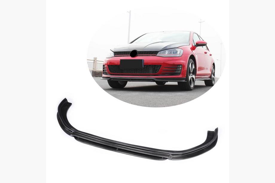 Volkswagen Golf 7/E-Golf 2012–2020 Frontläpp Lip V3 (för GTI HB 2012-2017, kolfiber) Image