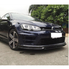 Volkswagen Golf 7/E-Golf 2012–2020 Frontläpp till främre stötfångare Lip (för R/R-Line 2012-2017, kolfiber) foto 2