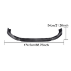 Volkswagen Golf 7/E-Golf 2012–2020 Frontläpp till främre stötfångare Lip (för R/R-Line 2012-2017, kolfiber) foto 6