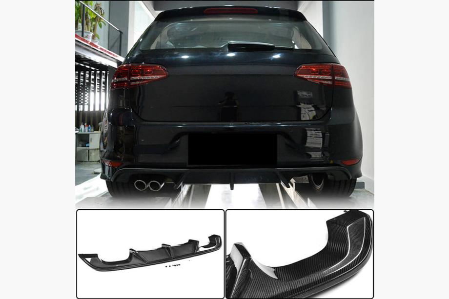 Volkswagen Golf 7/E-Golf 2012–2020 Carbon FullSet karosserikit (för R/R-line HB 2012-2017, kolfiber) Foto 3