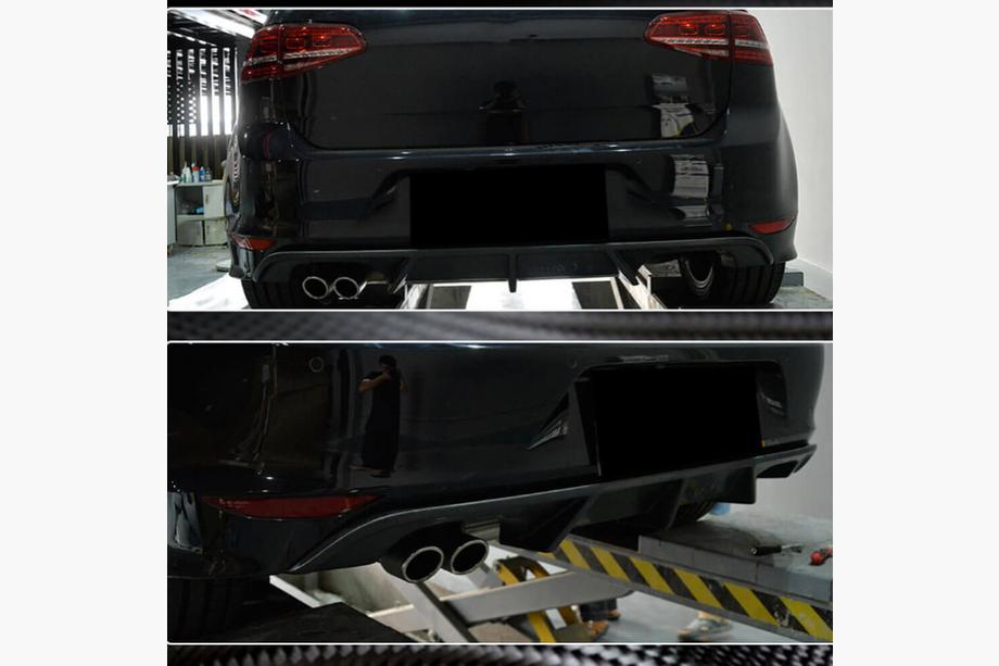 Volkswagen Golf 7/E-Golf 2012–2020 Carbon FullSet karosserikit (för R/R-line HB 2012-2017, kolfiber) Foto 5