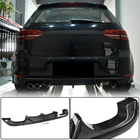 Volkswagen Golf 7/E-Golf 2012–2020 Bakre stötfångardiffusor (för R/R-Line HB 2012-2017, kolfiber) foto 1