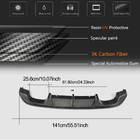 Volkswagen Golf 7/E-Golf 2012–2020 Bakre stötfångardiffusor (för R/R-Line HB 2012-2017, kolfiber) foto 5