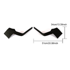 Volkswagen Golf 7/E-Golf 2012–2020 Frontstötfångar-splitters (R/R-line HB 2017-2020, Carbon) foto 6