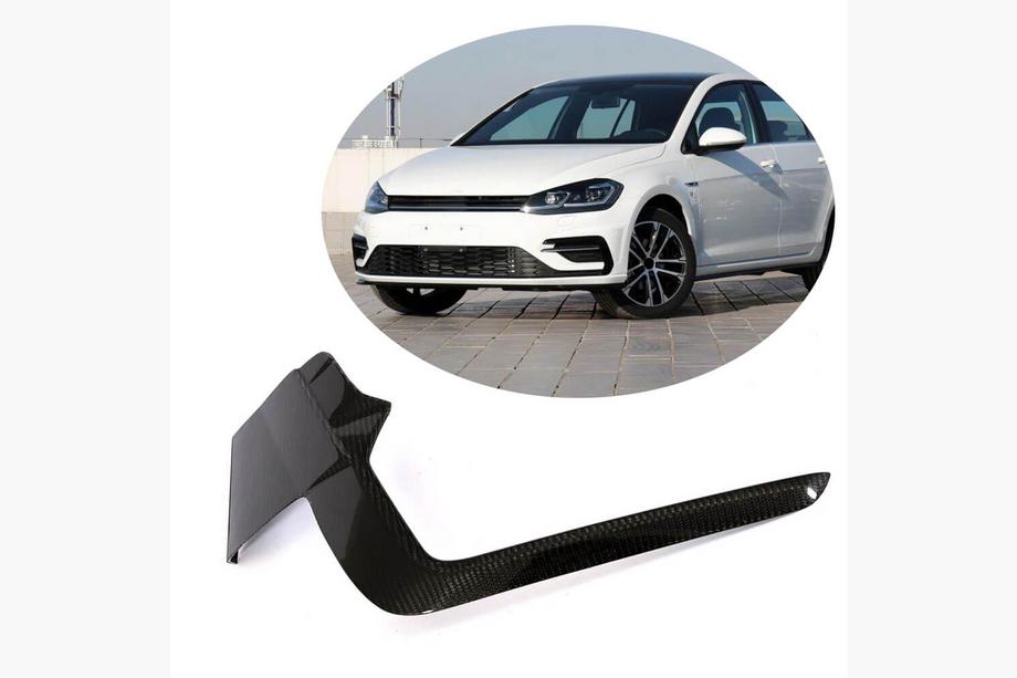 Volkswagen Golf 7/E-Golf 2012–2020 Frontstötfångar-splitters (R/R-line HB 2017-2020, Carbon) Image