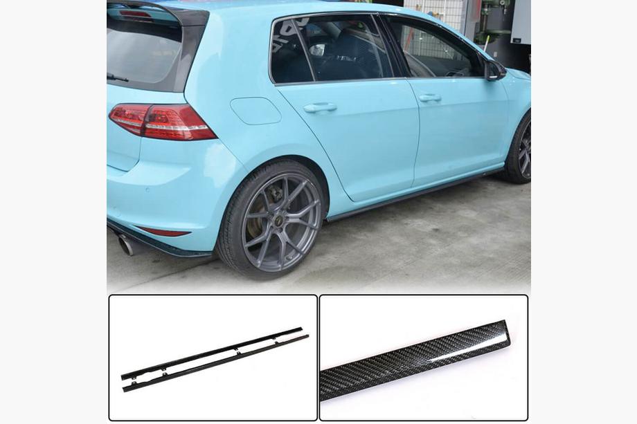 Volkswagen Golf 7/E-Golf 2012–2020 Sidokjolar (för R/R-line 2017-2020, kolfiber) Image