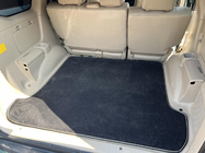 Toyota Land Cruiser Prado 120 2002–2009 Premium textilbagagerumsmatta – svart (5 eller 7 säten) foto 1