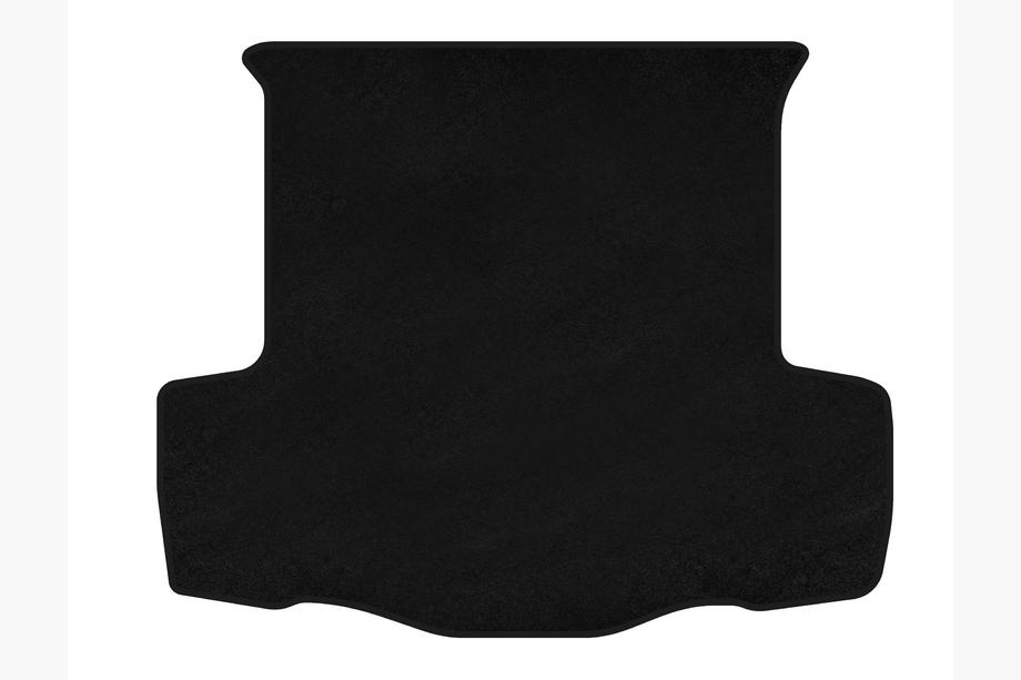 Fiat Linea 2006–2018 Premium textil bagagerumsmatta (SD, Svart) Image