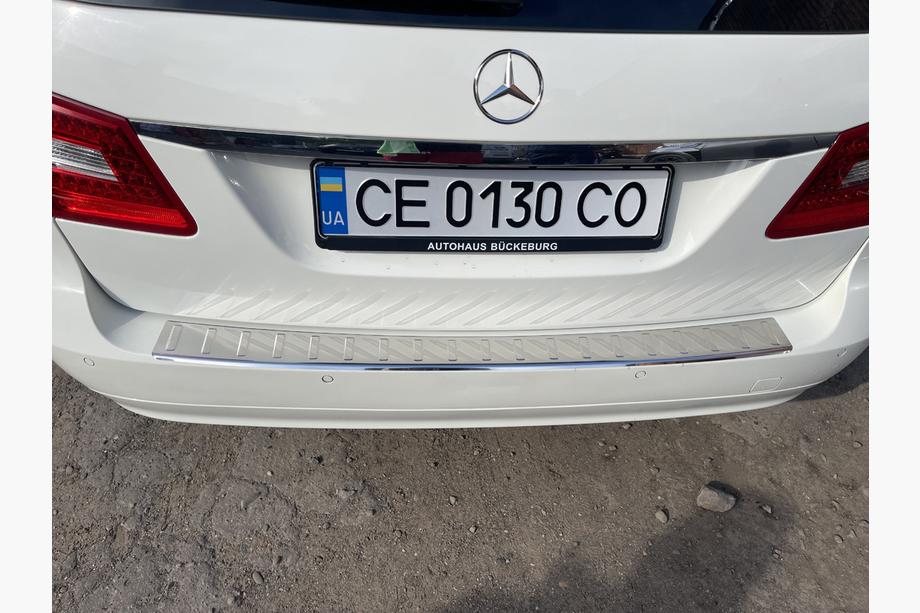 Mercedes E-klass W211 2002–2009 Lastskydd bakre stötfångare Carmos (SW, rostfritt stål) Foto 3