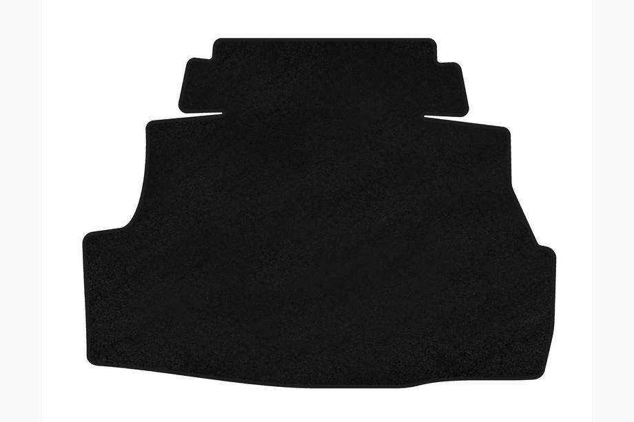 Nissan Almera N16 2000–2006 Premium textil bagagerumsmatta (SD, Svart) Image