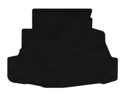 Nissan Primera P12 2002–2007 Premium textil bagagerumsmatta (SD, Svart) foto 1