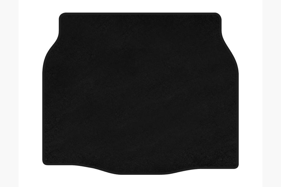 Nissan Tiida 2011–2014 Premium textil bagagerumsmatta (HB, svart) Image