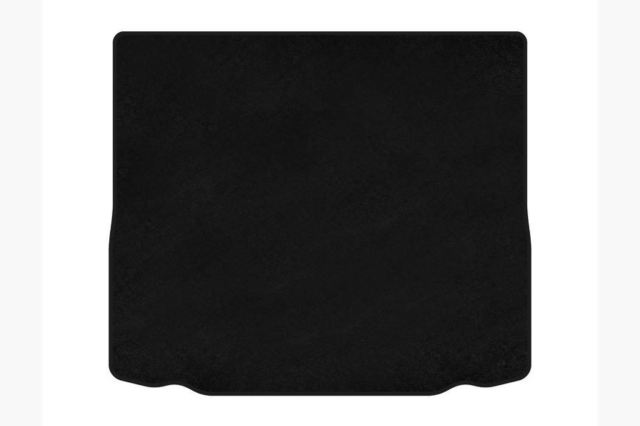 Peugeot 407 2004–2011 Premium textil bagagerumsmatta (SD, Svart) Image