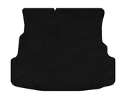 Renault Symbol 2008–2013 Premium textil bagagerumsmatta (SD, Svart) foto 1