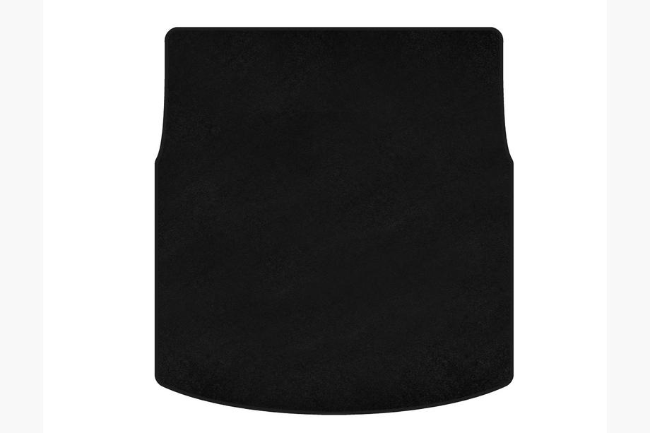 Volkswagen Phaeton 2002–2016 Premium textil bagagerumsmatta (SD, Kort hjulbas, Svart) Image