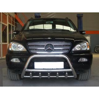 Frontbåge (rostfritt stål) Mercedes ML W163 1997–2005 foto 3