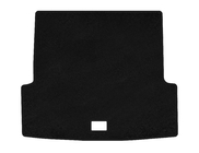 BMW 3-serie E90/E91 2005–2011 Premium textil bagagerumsmatta (för E91, svart) foto 1