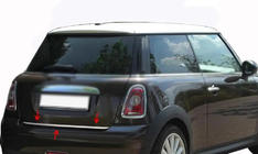 Mini Clubman R55/R56 2007–2014 Bakluckekantlist R56 (rostfritt stål) foto 1