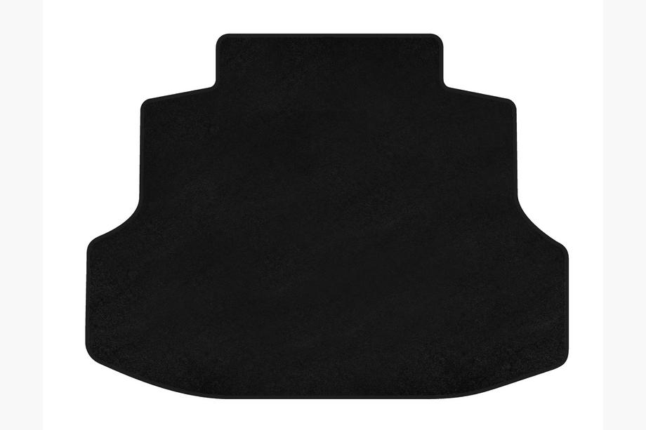 Honda Civic Sedan VII 2001–2006 Premium textil bagagerumsmatta (SD, Svart) Image