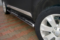 Mitsubishi Outlander 2006–2012 Sidorör (2 st, rostfritt) foto 1