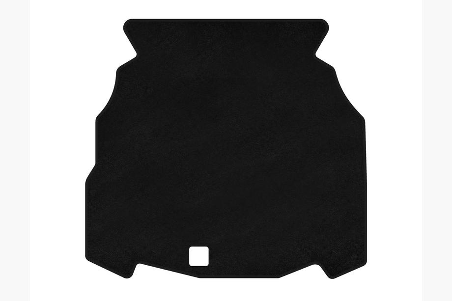 Mercedes C-klass W203 2000–2007 Premium textil bagagerumsmatta (SD, Svart) Image