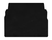 Mercedes E-class W210 1995–2002 Premium textilbagagerumsmatta (1995-1999, SD, Ej fyrhjulsdrift, Svart) foto 1