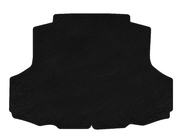 Mitsubishi Lancer 9 2004–2008 Premium textil bagagerumsmatta (SD, Svart) foto 1