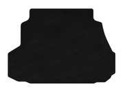 Nissan Almera N15 1995–2000 Premium textil bagagerumsmatta (SD, Svart) foto 1