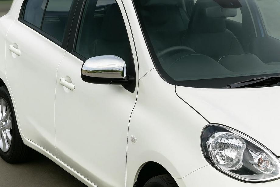 Nissan Micra K13 2011–2016 Spegelkåpor (2 st, rostfritt stål) Image