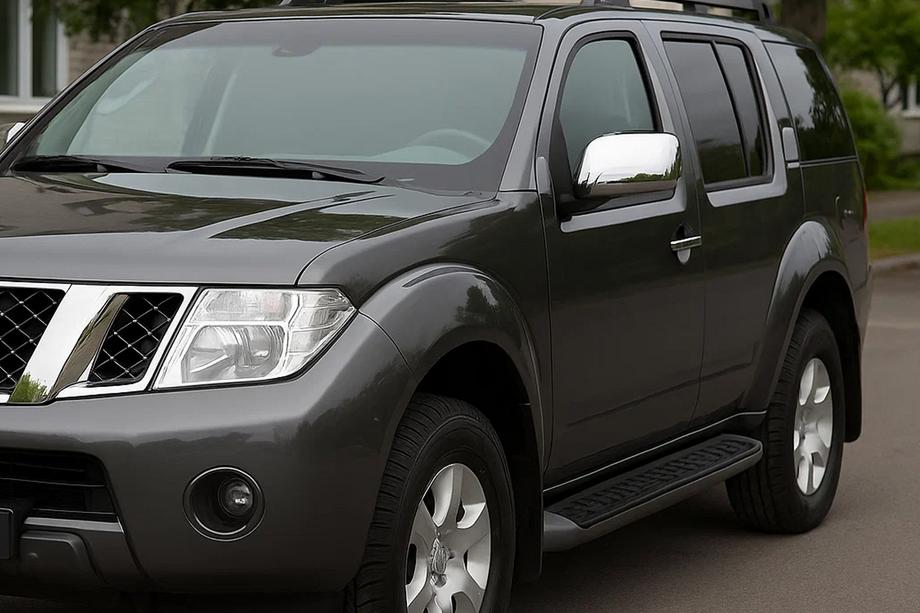Nissan Pathfinder R51 2005–2014 Spegelskal (2 st, rostfritt stål) Image