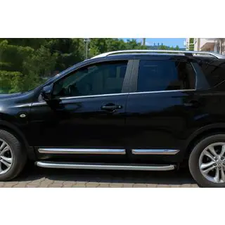 Dörrlister OmsaLine (4 st, rostfritt) Nissan Qashqai 2010–2014 foto 1
