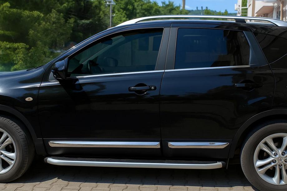 Nissan Qashqai 2010–2014 Dörrlister OmsaLine (4 st, rostfritt) Image