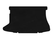 Toyota Auris 2007–2012 Premium textil bagagerumsmatta (HB, svart) foto 1